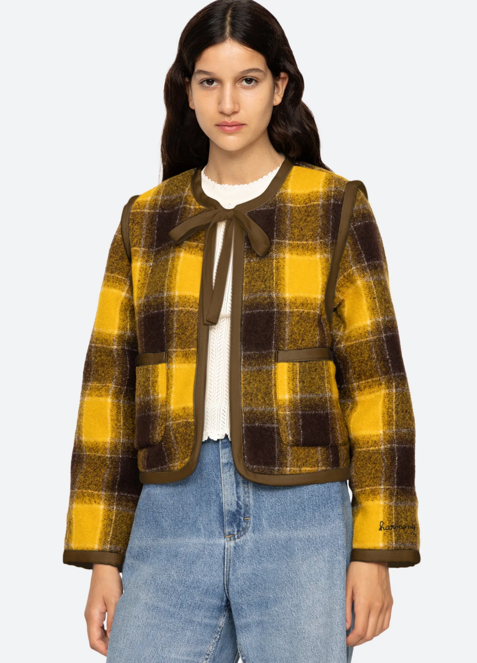 Women Sea New York Amber Tie Front Jacket