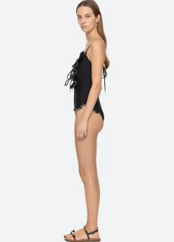 Women Sea New York Camille Ruffle One Piece