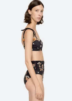 Women Sea New York Cerise Bikini Top