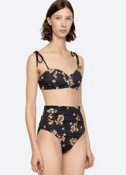 Women Sea New York Cerise Bikini Top