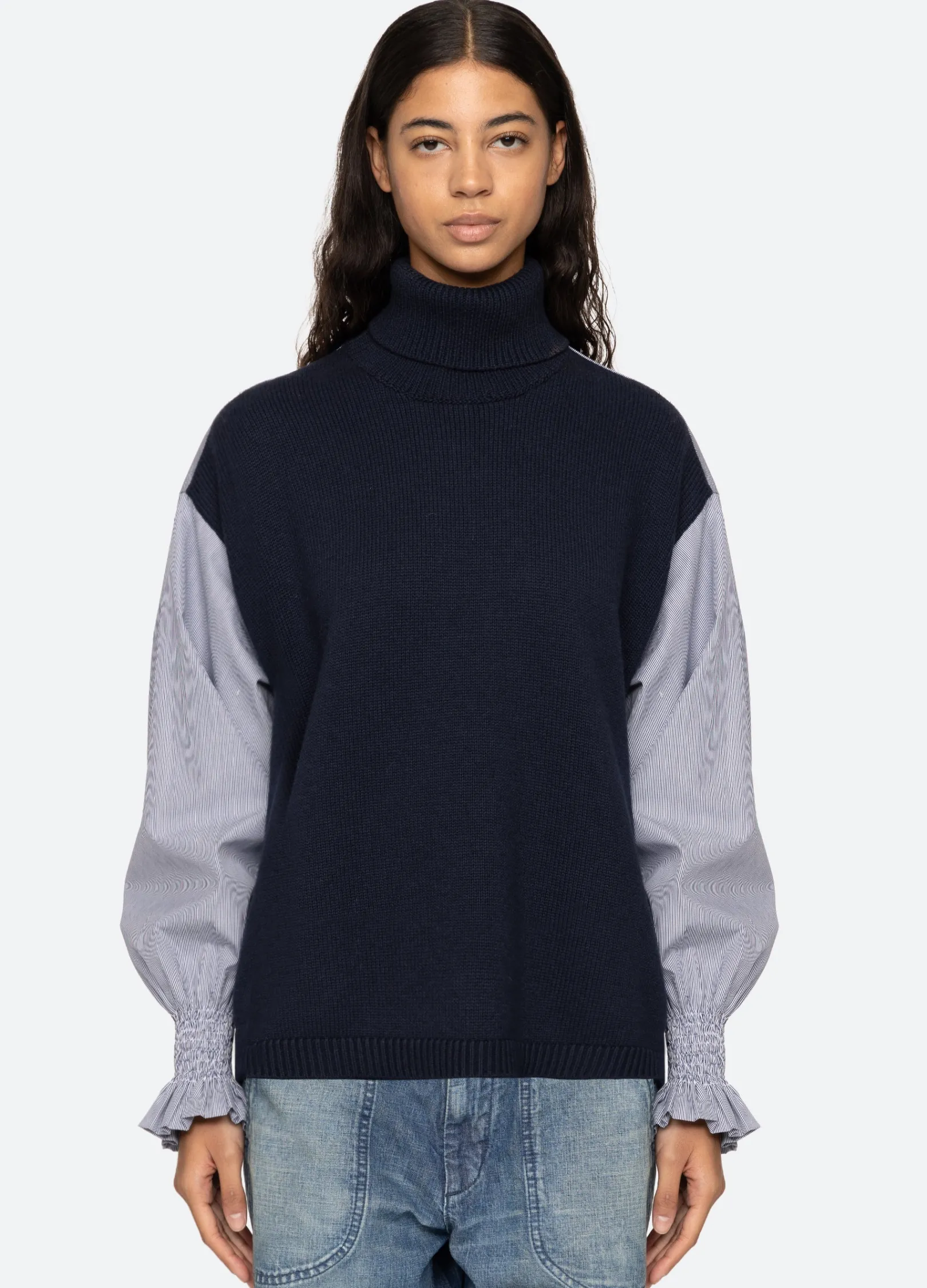 Women Sea New York Devana Combo Sweater