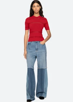 Women Sea New York Devon S/S Top