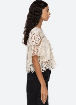 Women Sea New York Gianna Tie Top