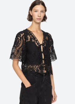 Women Sea New York Gianna Tie Top
