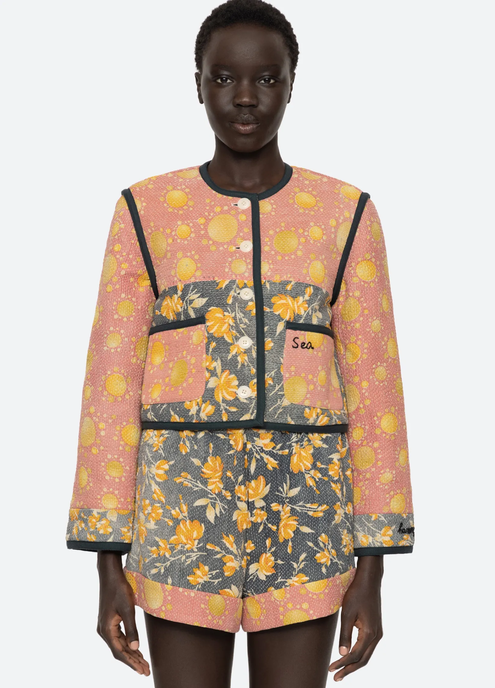 Women Sea New York Kantha Jacket