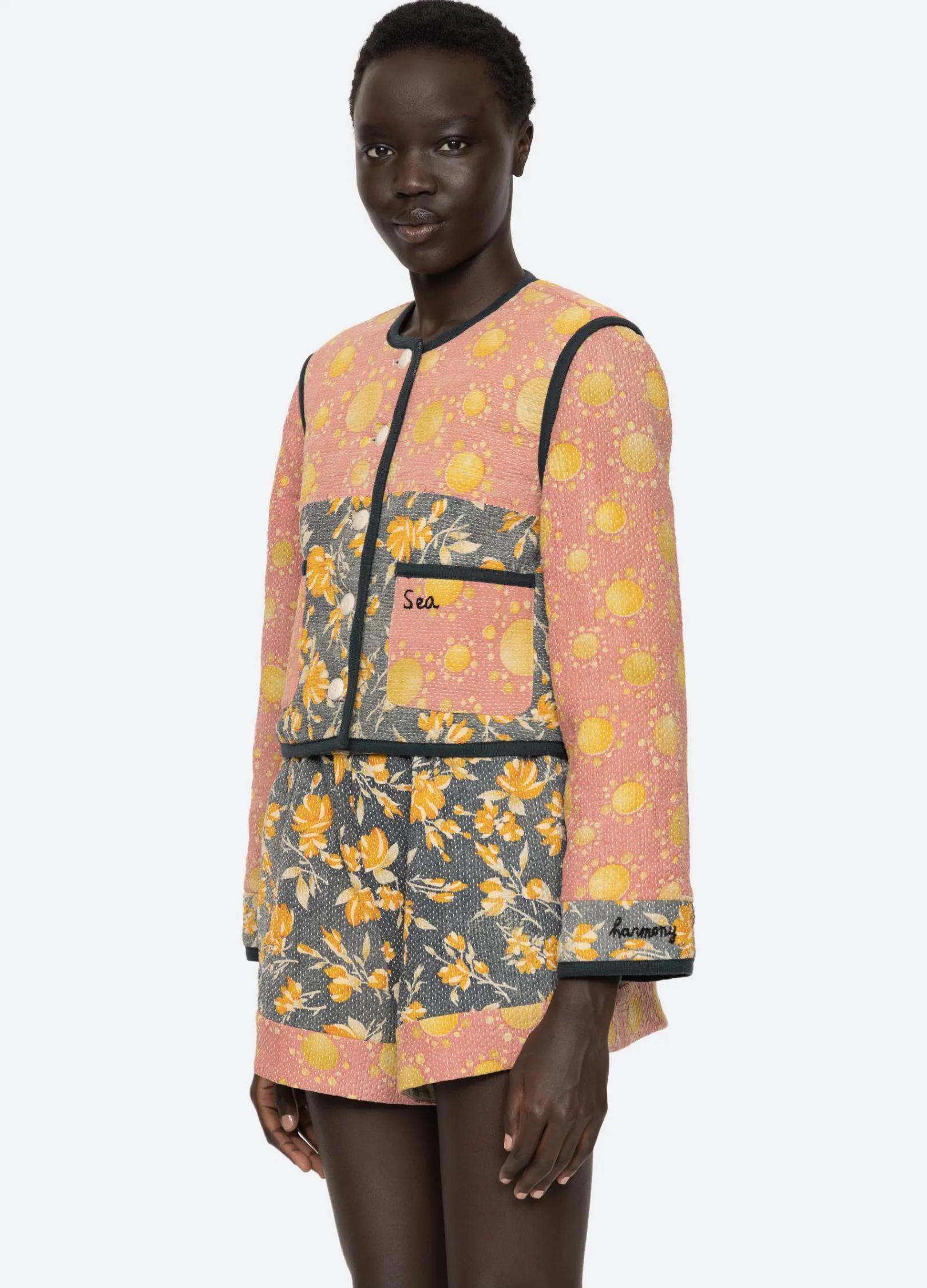 Women Sea New York Kantha Jacket
