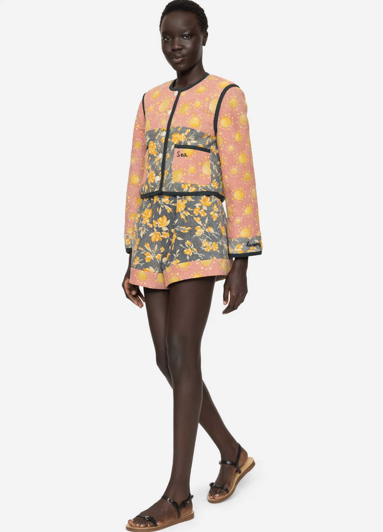 Women Sea New York Kantha Jacket