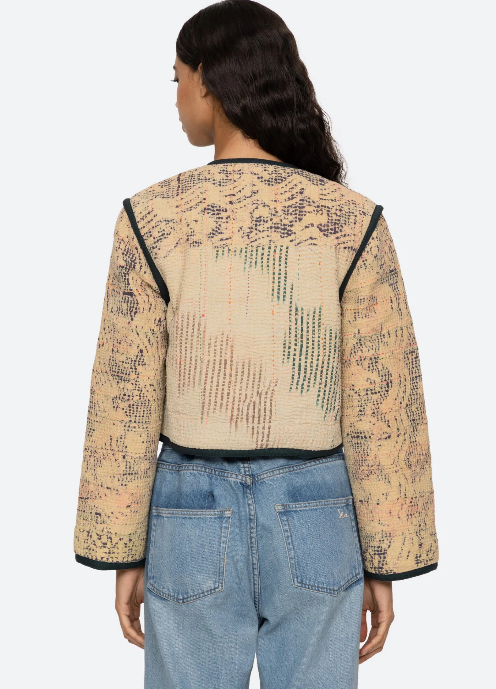 Women Sea New York Kantha Jacket