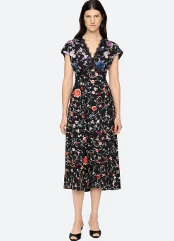 Women Sea New York Priscilla V-Neck Dress