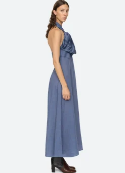 Women Sea New York Risa Halter Dress