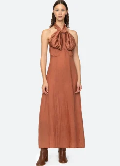 Women Sea New York Risa Halter Dress