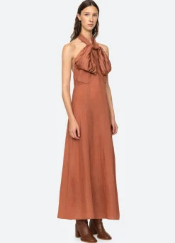 Women Sea New York Risa Halter Dress