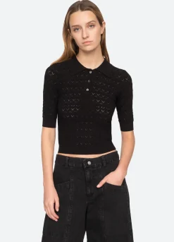 Women Sea New York Rue Polo Sweater