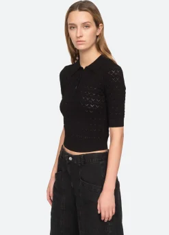Women Sea New York Rue Polo Sweater