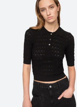 Women Sea New York Rue Polo Sweater