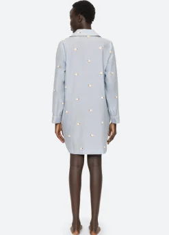Women Sea New York Sheep Night Shirt