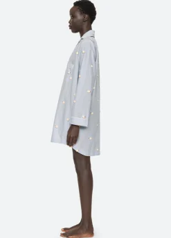 Women Sea New York Sheep Night Shirt