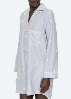 Women Sea New York Sheep Night Shirt